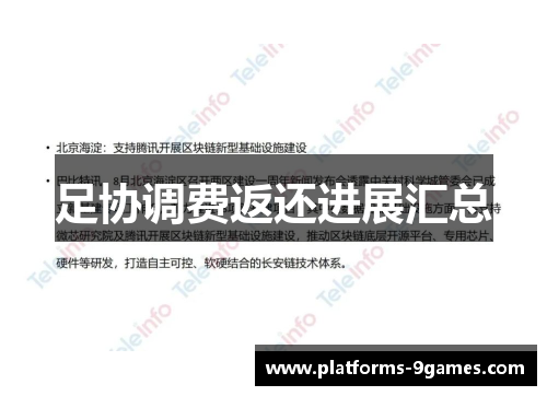 足协调费返还进展汇总