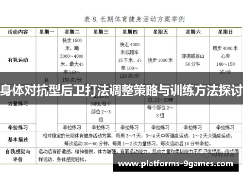 身体对抗型后卫打法调整策略与训练方法探讨