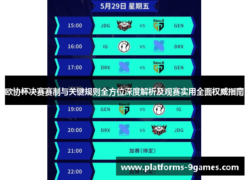 欧协杯决赛赛制与关键规则全方位深度解析及观赛实用全面权威指南 欧协杯决赛赛制与关键规则全方位深度解析及观赛实用全面权威指南